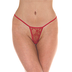 Red Mini Tanga Thong